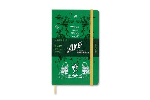 Moleskine 2020 Alice Wonder Daily Planner, 12m, Large, Green, Hard Cover (5 X 8.25) (Other)