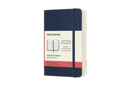 Moleskine 2020 Daily Planner, 12m, Pocket, Sapphire Blue, Soft Cover (3.5 X 5.5) (Other)