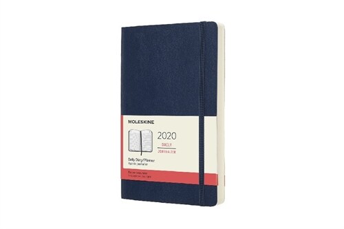 Moleskine 2020 Daily Planner, 12m, Large, Sapphire Blue, Soft Cover (5 X 8.25) (Other)