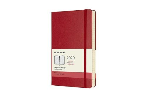 Moleskine 2020 Daily Planner, 12m, Large, Scarlet Red, Hard Cover (5 X 8.25) (Other)