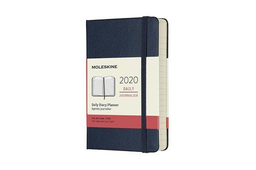 Moleskine 2020 Daily Planner, 12m, Pocket, Sapphire Blue, Hard Cover (3.5 X 5.5) (Other)