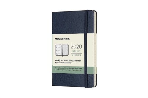 Moleskine 2020 Weekly Planner, 12m, Pocket, Sapphire Blue, Hard Cover (3.5 X 5.5) (Other)
