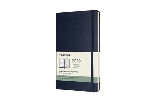 Moleskine 2020 Weekly Planner, 12m, Large, Sapphire Blue, Hard Cover (5 X 8.25) (Other)