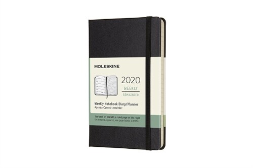 Moleskine 2020 Weekly Planner, 12m, Pocket, Black, Hard Cover (3.5 X 5.5) (Other)