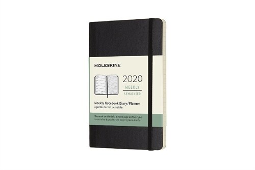 Moleskine 2020 Weekly Planner, 12m, Pocket, Black, Soft Cover (3.5 X 5.5) (Other)