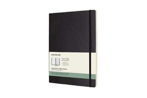 Moleskine 2020 Weekly Planner, 12m, Extra Large, Black, Soft Cover (7.5 X 9.75) (Other)