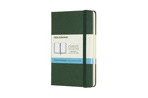 Moleskine Notebook, Pocket, Dotted, Myrtle Green, Hard Cover (3.5 X 5.5) (Hardcover)