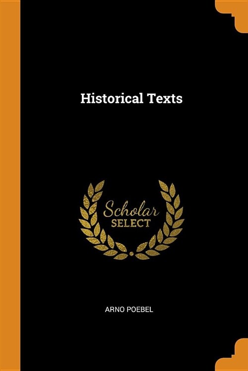 Historical Texts (Paperback)
