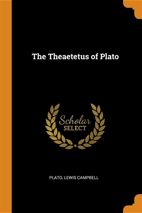 The Theaetetus of Plato (Paperback)