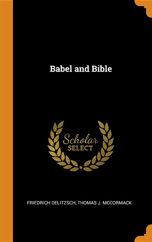 Babel and Bible (Hardcover)