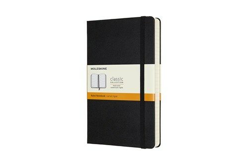 Moleskine Notebook, Expanded Large, Ruled, Black, Hard Cover (5 X 8.25) (Hardcover)