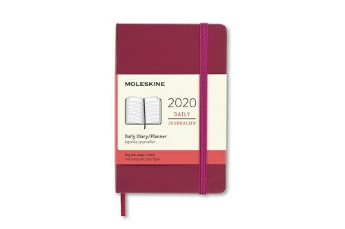 Moleskine 2020 Daily Planner, 12m, Pocket, Snappy Pink, Hard Cover (3.5 X 5.5) (Other)