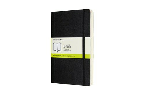 Moleskine Notebook, Expanded Large, Plain, Black, Soft Cover (5 X 8.25) (Hardcover)