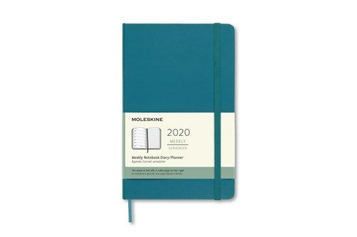 Moleskine 2020 Weekly Planner, 12m, Large, Magnetic Green, Hard Cover (5 X 8.25) (Other)