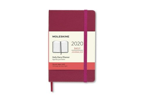 Moleskine 2020 Daily Planner, 12m, Large, Snappy Pink, Hard Cover (5 X 8.25) (Other)