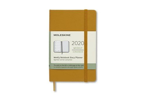 Moleskine 2020 Weekly Planner, 12m, Pocket, Ripe Yellow, Hard Cover (3.5 X 5.5) (Other)