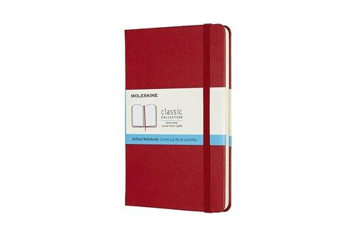 Moleskine Notebook, Medium, Dotted, Scarlet Red, Hard Cover (4.5 X 7) (Hardcover)