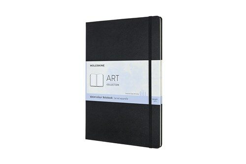 Moleskine Art Watercolour Notebook, A4, Black, Hard Cover (8.25 X 11.75) (Other)