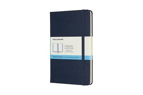 Moleskine Notebook, Medium, Dotted, Sapphire Blue, Hard Cover (4.5 X 7) (Hardcover)