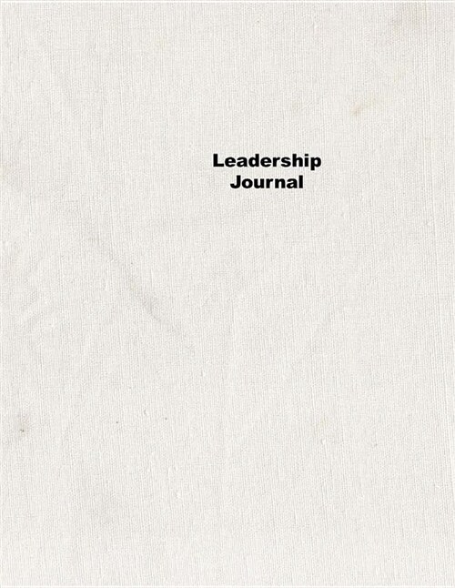 Leadership Journal (Paperback)