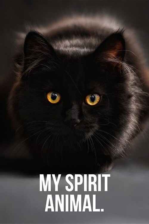 My Spirit Animal: Black Cat Journal (Paperback)