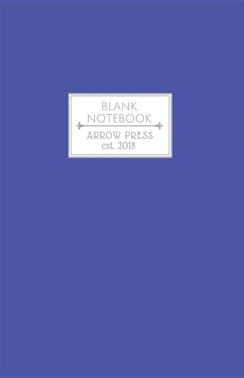 Blank Notebook: Classic Medium Blank Sketchbook for Drawing Doodling and Sketching (Bold Series) Bright Blue (Paperback)