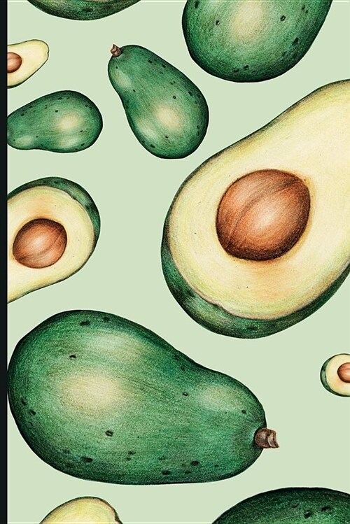 Avocado: Plain Lined Journal Book for Ambitious Kitchen Moms (Paperback)