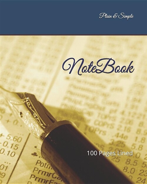 Notebook: 100 Pages Lined (Paperback)