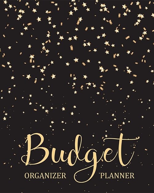 Budget Planner Organizer: Gold Star 12 Month Financial Planning Journal, Monthly Expense Tracker and Organizer, Home Budget Book (Paperback)
