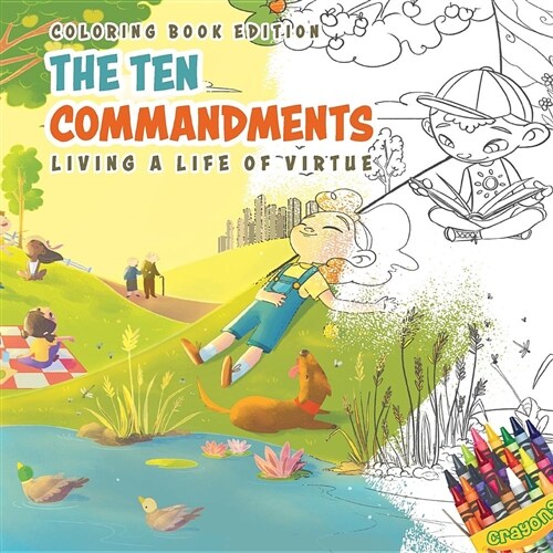 The Ten Commandments: Coloring Book Edition (Paperback)