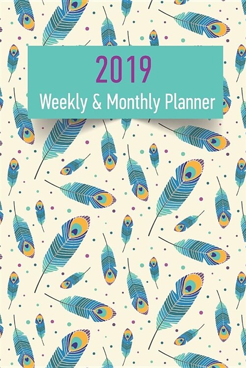 2019 Weekly & Monthly Planner: 2019 Planner Notebook (Paperback)