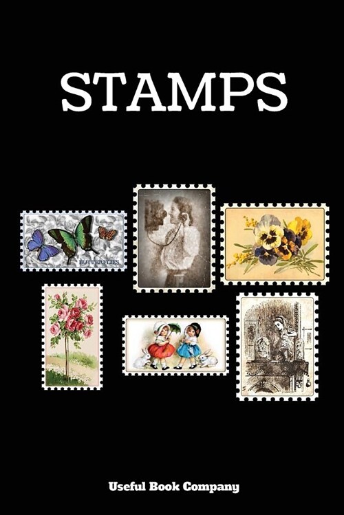 Stamps: Stamp Book for Stamp Collectors, 6 X 9, (Paperback)