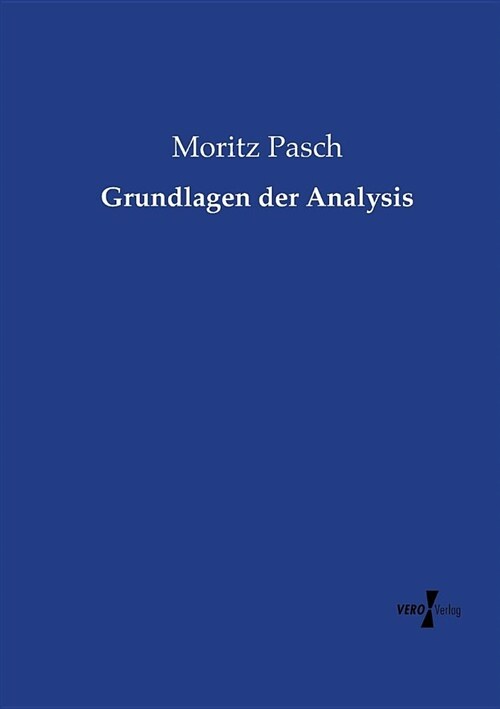 Grundlagen Der Analysis (Paperback)