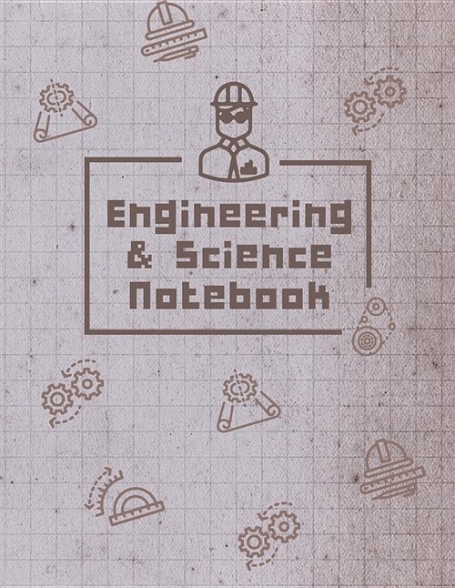 Engineering & Science Notebook: Math & Science Graphing Composition Book, Quad Ruled 5 Squares Per Inch Graph Notebook for Students (Paperback)