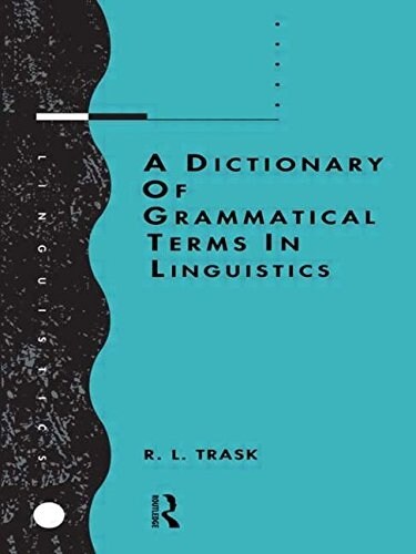 [중고] A Dictionary of Grammatical Terms in Linguistics (Paperback)