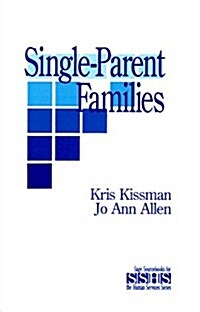 Single Parent Families (Paperback)