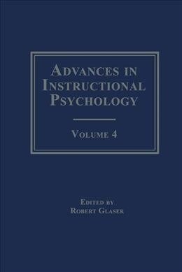 Advances in Instructional Psychology (Hardcover)