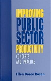 Improving Public Sector Productivity: Concepts and Practice (Paperback)