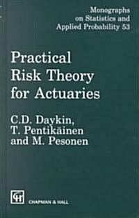 [중고] Practical Risk Theory for Actuaries (Hardcover)