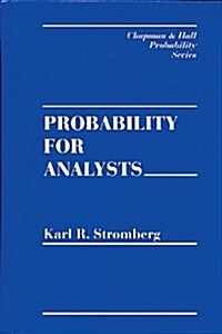 Probability for Analysts (Hardcover)