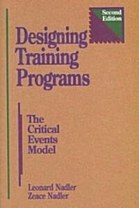 [중고] Designing Training Programs (Hardcover, 2)