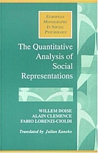The Quantitative Analysis of Social Representations (Paperback)
