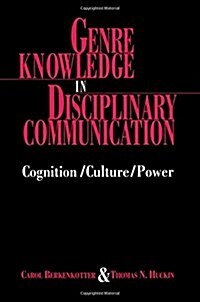 Genre Knowledge in Disciplinary Communication (Hardcover)