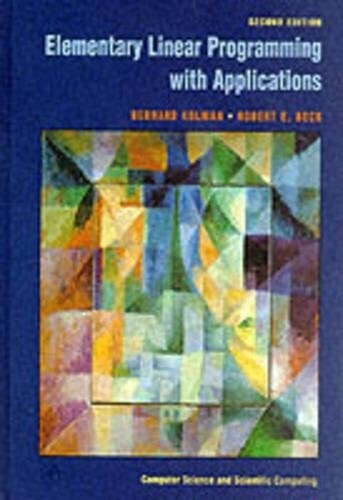 [중고] Elementary Linear Programming with Applications (Hardcover, 2, Revised)