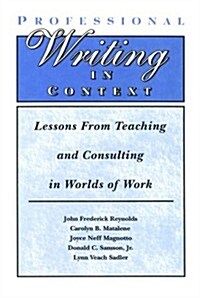 Professional Writing in Context (Hardcover)