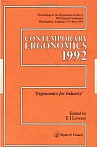 Contemporary Ergonomics : Ergonomics For Industry (Paperback)