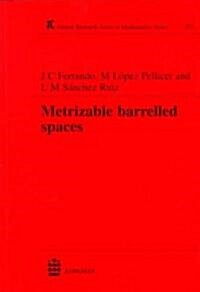 Metrizable Barrelled Spaces (Hardcover)