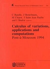 Calculus of Variations, Applications and Computations (Hardcover)