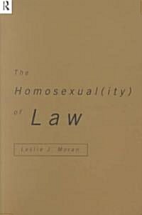 [중고] The Homosexual(ity) of Law (Paperback)