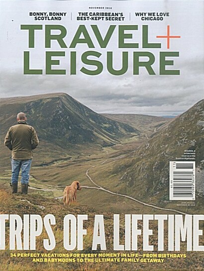 Travel & Leisure (월간 미국판): 2018년 11월호
